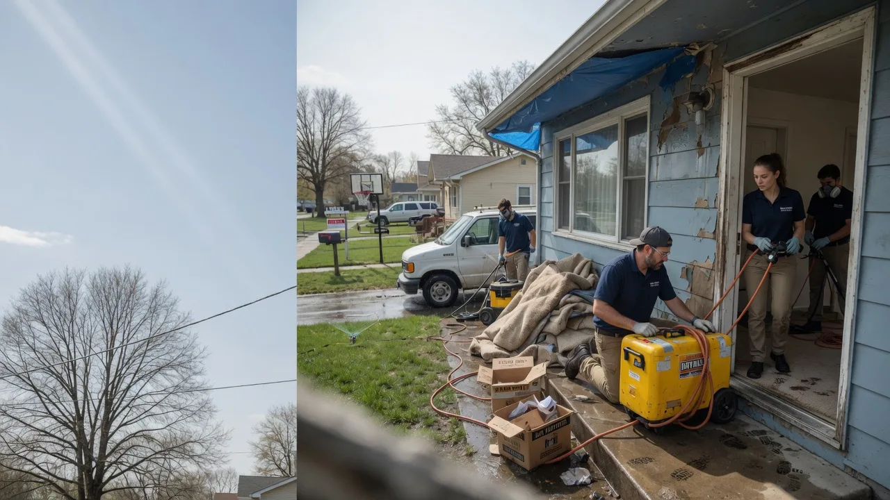 Basement Flood Cleanup in Davenport, ND near me